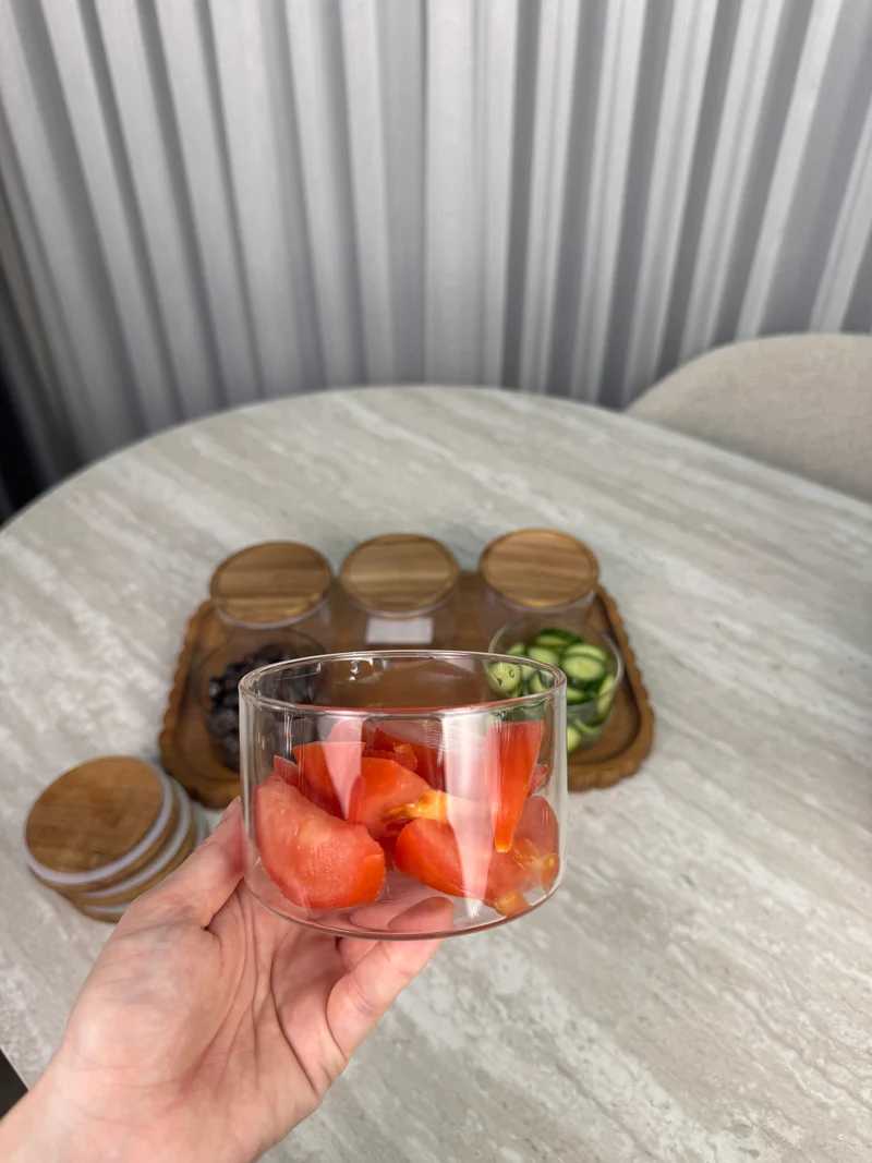 Acacia Space Voorradbakken | 300 ML | 6 Delig