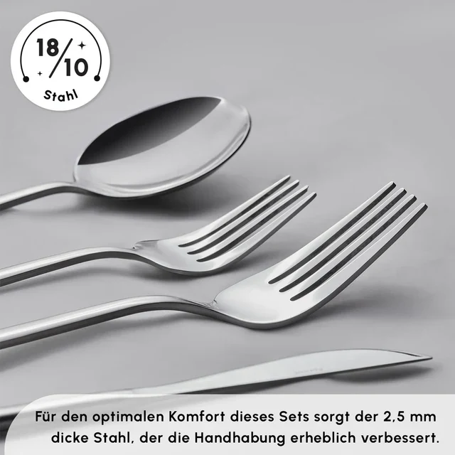 Karaca Bella Bestekset 24 Delig | 6 Persoons