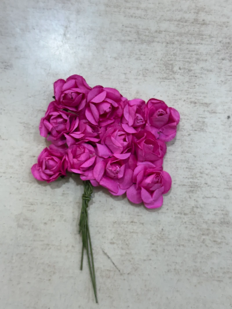 Peper Flower Kunstmatige bloemen – Set van 12 - ( KIES JE KLEUR ) met Steel voor Bruidsboeketten, Tafeldecoratie, Bloemstukken, Feesten, Babyshowers en Woondecoratie