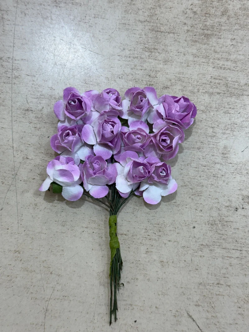 Peper Flower Kunstmatige bloemen – Set van 12 - ( KIES JE KLEUR ) met Steel voor Bruidsboeketten, Tafeldecoratie, Bloemstukken, Feesten, Babyshowers en Woondecoratie
