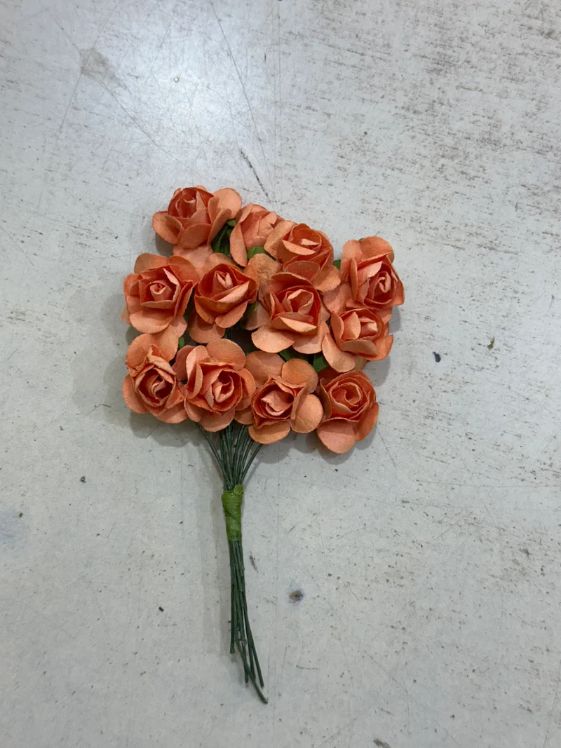 Peper Flower Kunstmatige bloemen – Set van 12 - ( KIES JE KLEUR ) met Steel voor Bruidsboeketten, Tafeldecoratie, Bloemstukken, Feesten, Babyshowers en Woondecoratie