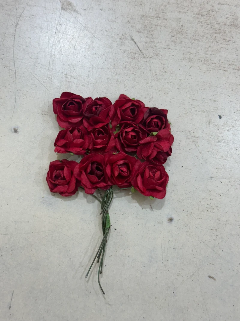 Peper Flower Kunstmatige bloemen – Set van 12 - ( KIES JE KLEUR ) met Steel voor Bruidsboeketten, Tafeldecoratie, Bloemstukken, Feesten, Babyshowers en Woondecoratie