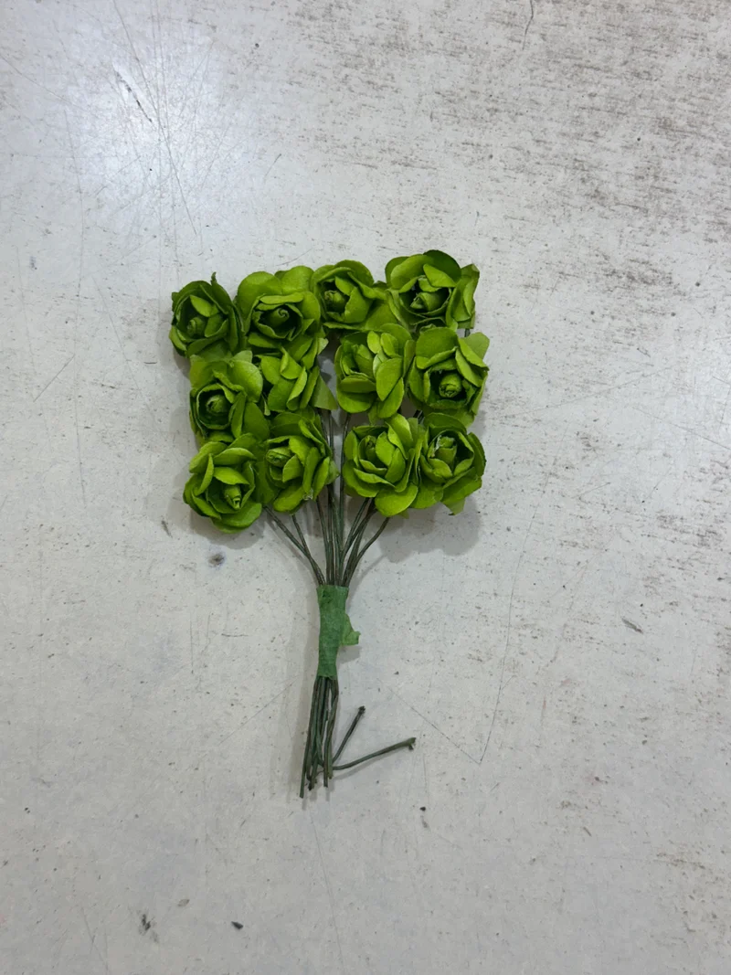 Peper Flower Kunstmatige bloemen – Set van 12 - ( KIES JE KLEUR ) met Steel voor Bruidsboeketten, Tafeldecoratie, Bloemstukken, Feesten, Babyshowers en Woondecoratie