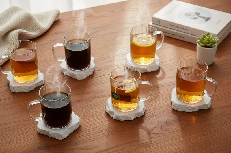 Line Ribble Borosilikaat Beker 350 ML | 6 Delig