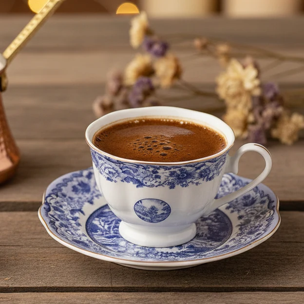 Karaca Blue Odyssey Mocca- / Espressoset 12 delig | 6 persoons – 90ml