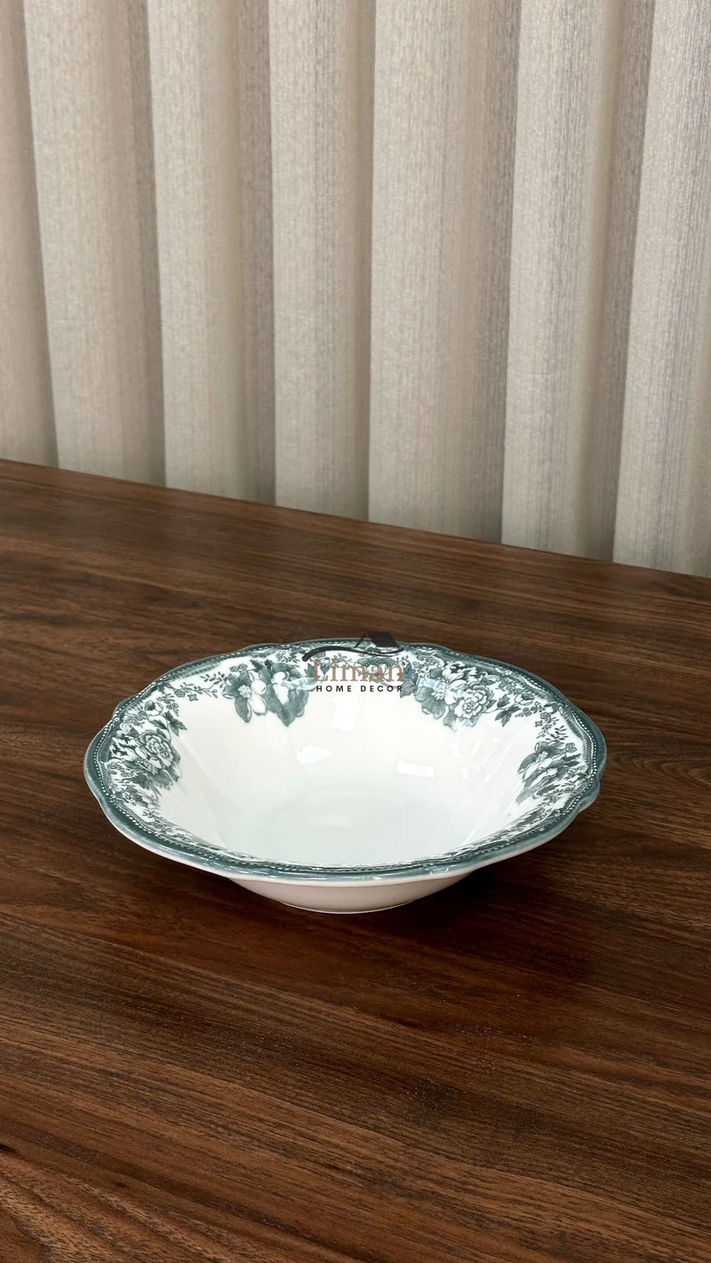 New Vintage Green Saladekom | Per Stuk