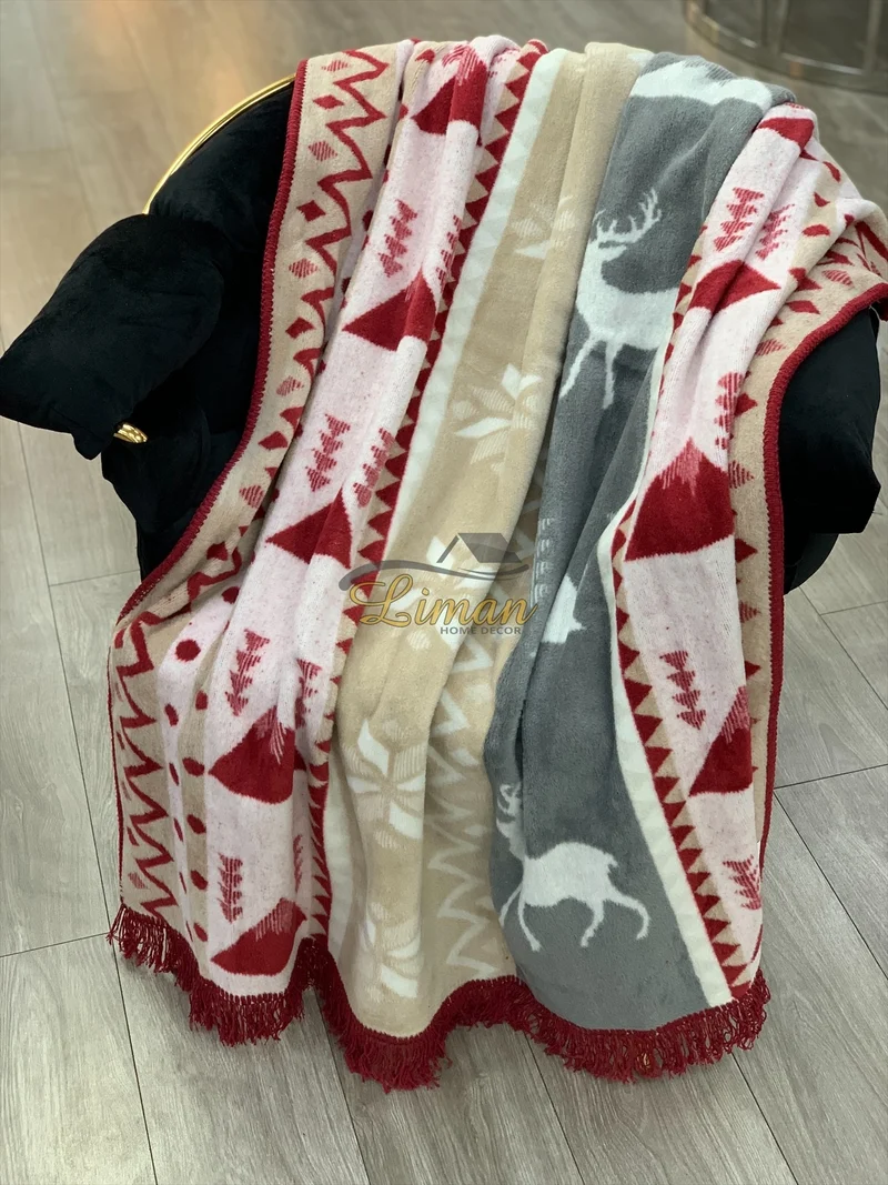 Ipekce Deken 127x155 cm Rood