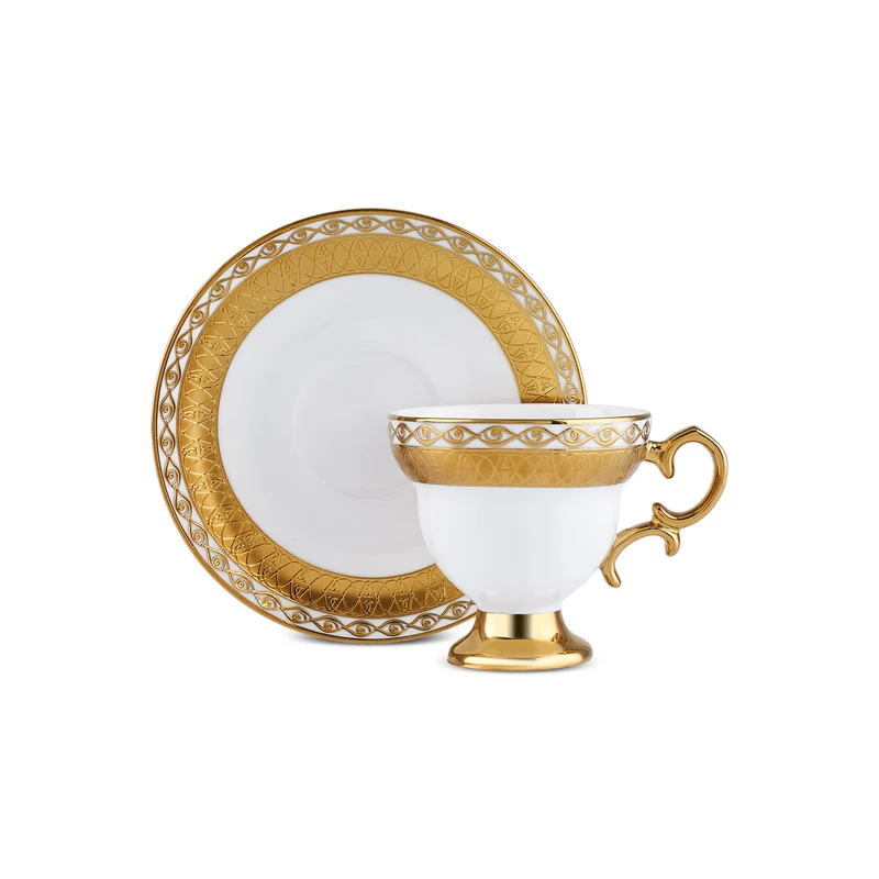 Karaca Hurrem Turkse Koffieset Espressoset 12 Delig | 6 Persoons ( 90 ml )