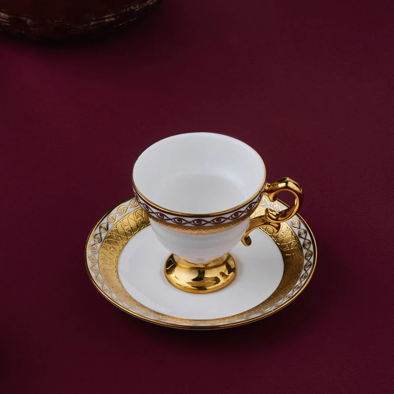 Karaca Hurrem Turkse Koffieset Espressoset 12 Delig | 6 Persoons ( 90 ml )