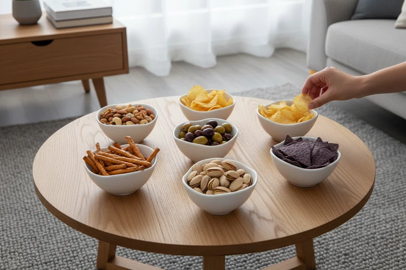 Linea Snackschalen Ø11.7 cm ( 6 Delig ) Wit | Cermico