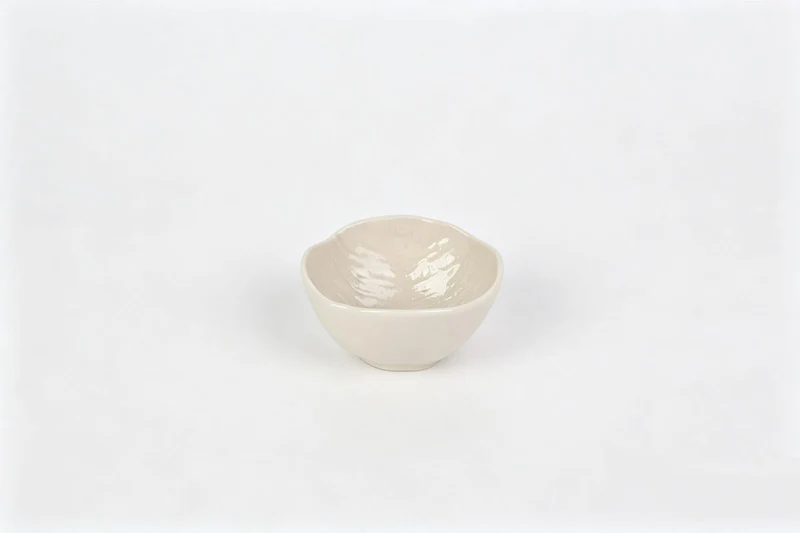 Linea Dip- / Snackschalen Ø9 cm ( 6 Delig ) Beige | Cermico