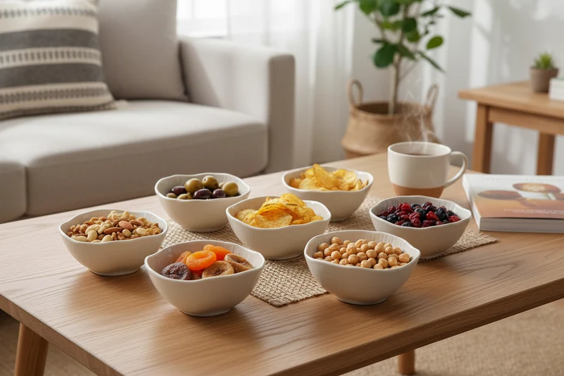 Linea Snackschalen Ø11.7 cm ( 6 Delig ) Beige | Cermico