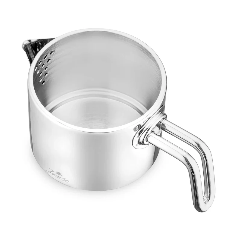 JUMBO Metalix Full Theepotset 4-dlg - Turkse authentieke theepot RVS ( 1.1 / 1.5 Liter )