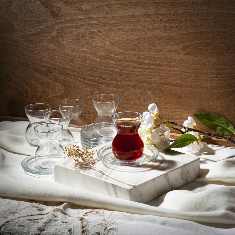 Pasabahce Etnik 12-delige Thee Set
