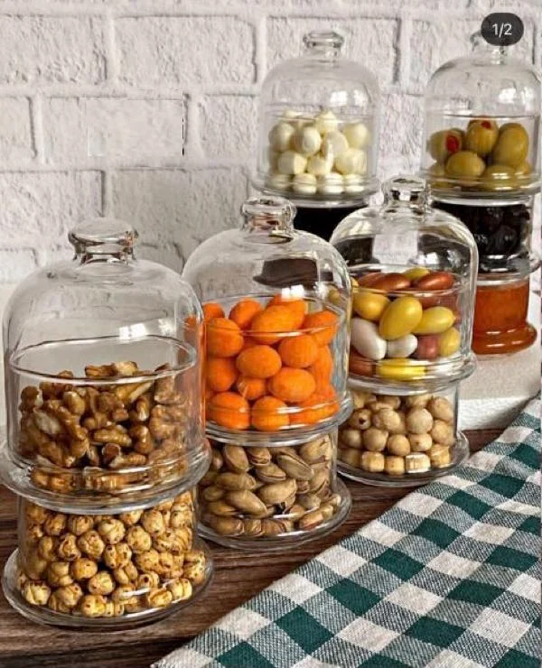 Pasabahce Villa Patisserie | Snoeppot | Suikerpot 2 Laags