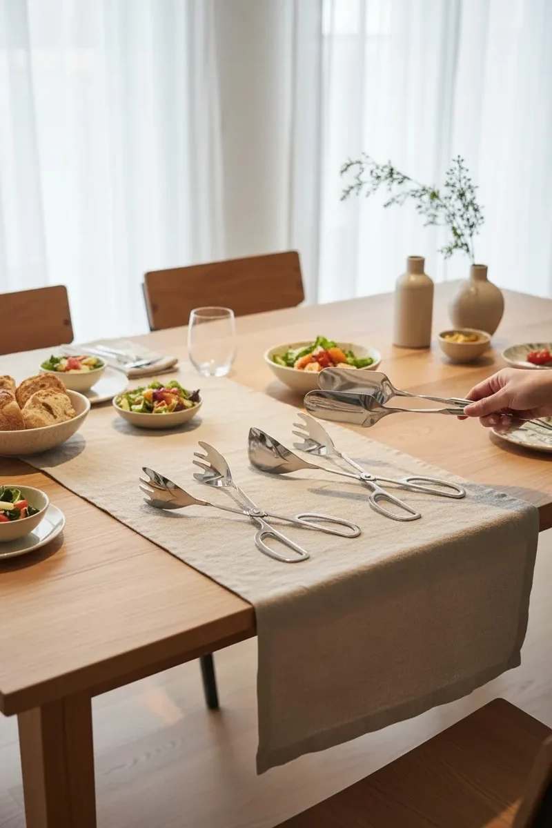 Luxe Silvara ( Aura ) kleine keukengerei - Serveerset 3 Delig