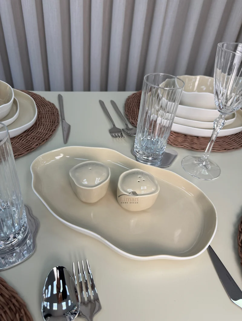 Bonnes Servies set 27 delig | 6 persoons Taupe