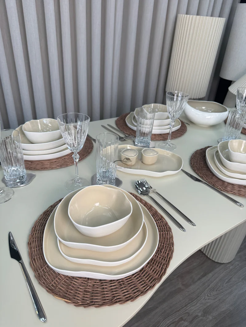 Bonnes Servies set 27 delig | 6 persoons Taupe