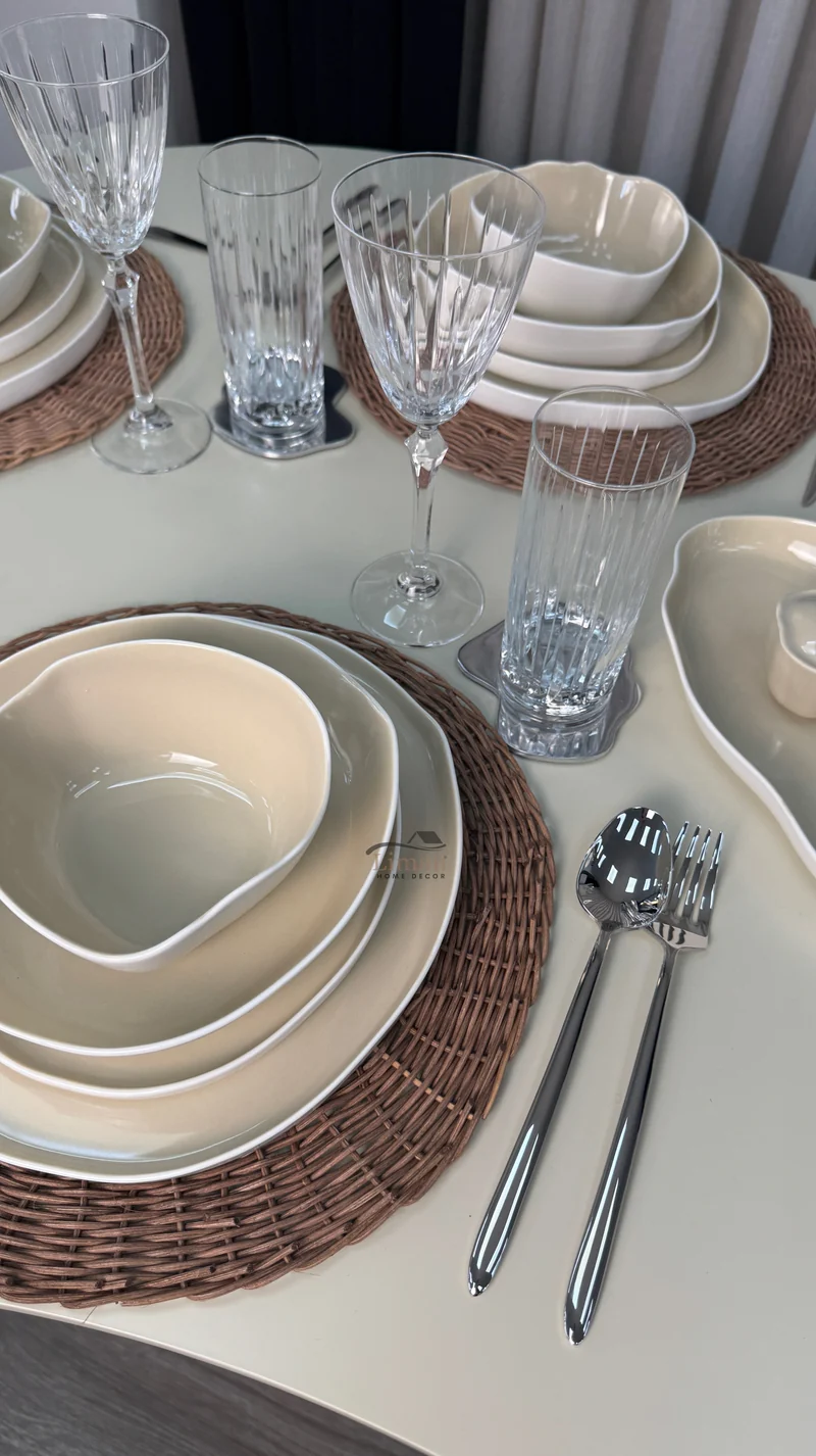 Bonnes Servies set 27 delig | 6 persoons Taupe