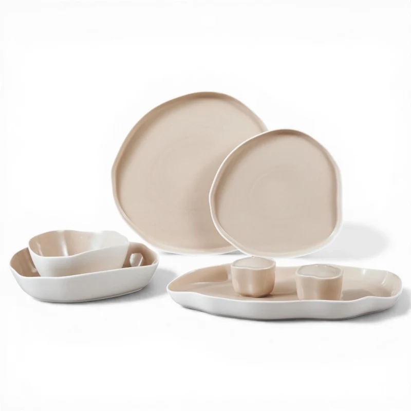 Bonnes Servies set 27 delig | 6 persoons Taupe