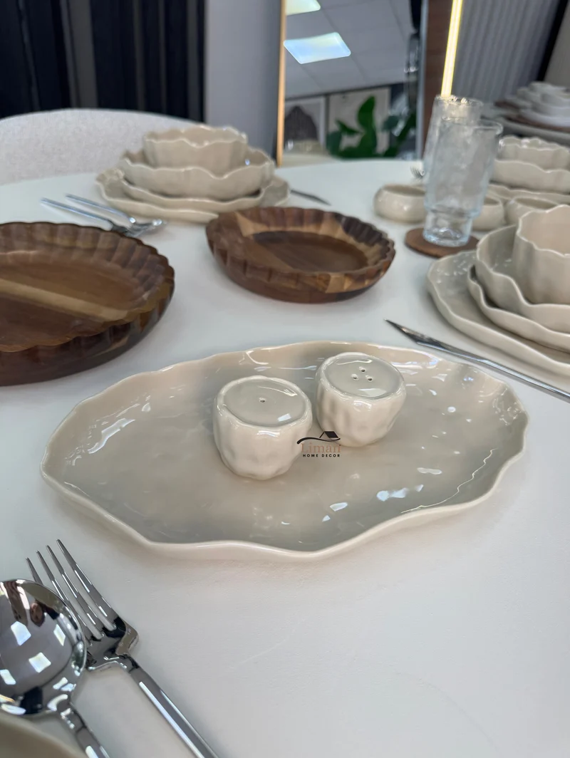 Angles Servies set 27 delig | 6 persoons Taupe