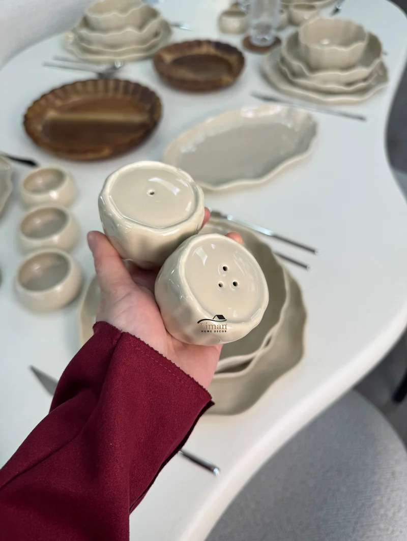 Angles Servies set 27 delig | 6 persoons Taupe