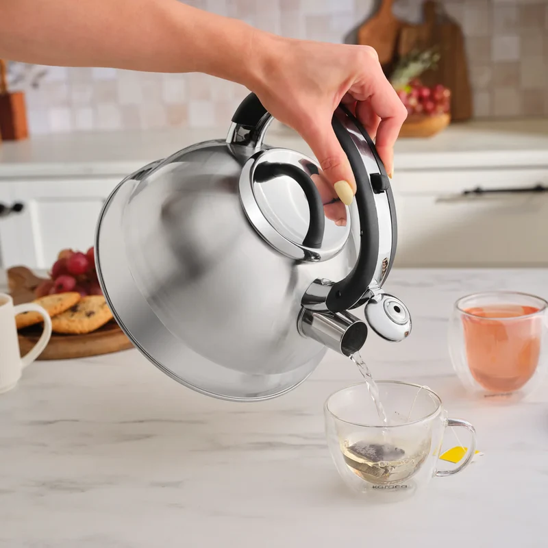 Karaca Kettlinox 2,5 L fluitketel / snelkook-waterketel