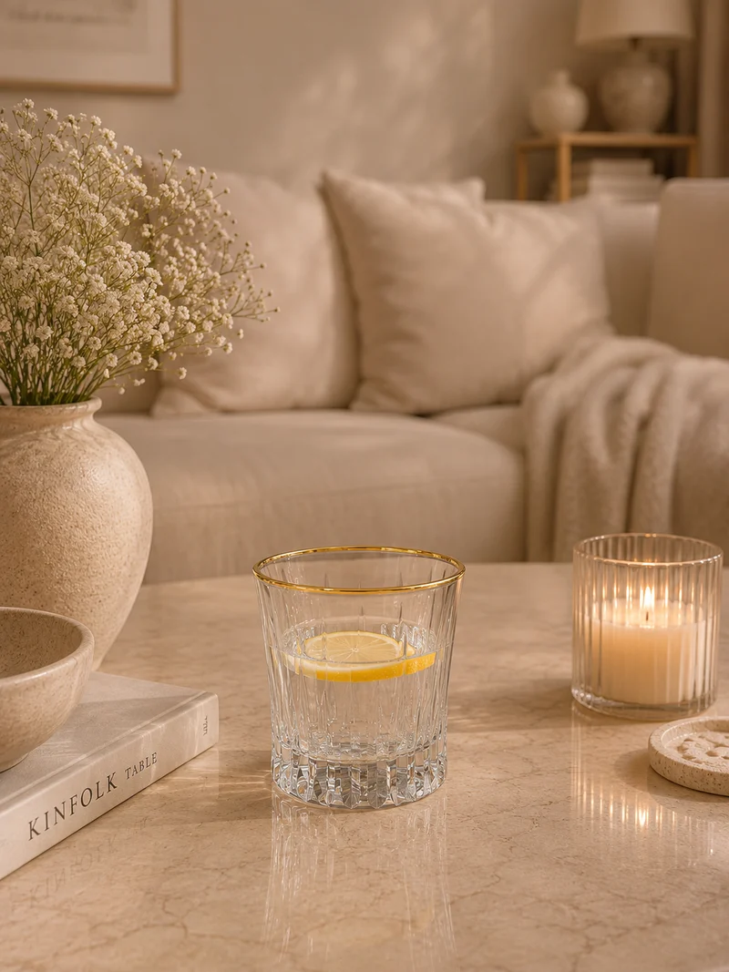 Exclusief Isik Gold Drinkglas | 6 Delig