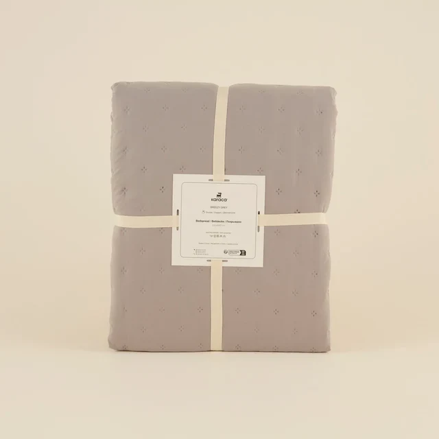 Breezy Bedsprei Grijs – 230 x 240 cm