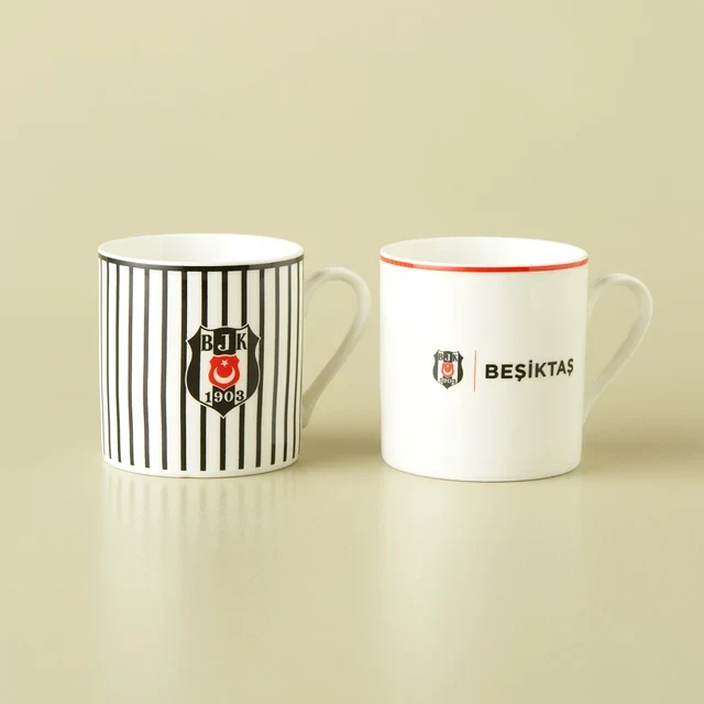 Karaca x Beşiktaş Gelicentieerde Mokken 2 persoons – 230 ml