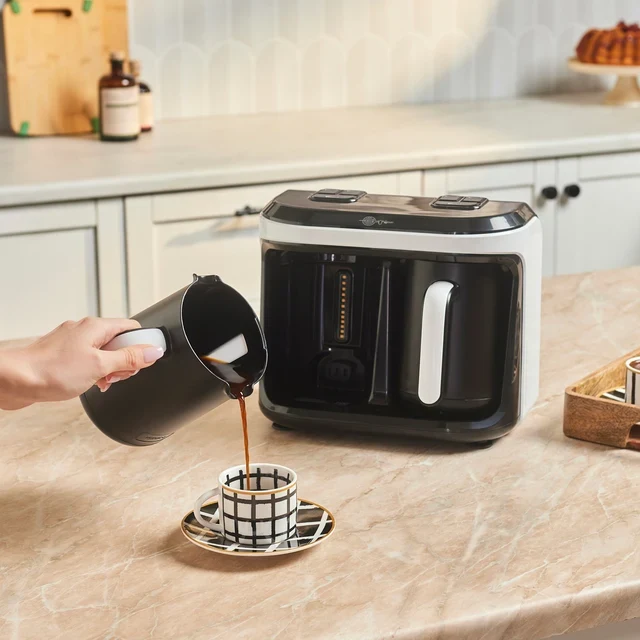 Karaca Hatır Hüps Düet Turkse Koffiemachine – Wit