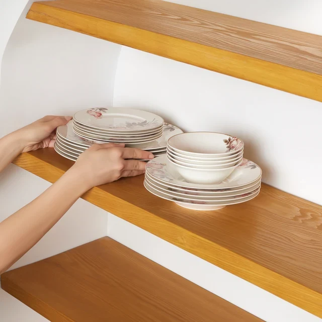 Karaca Bone China Rosie Serviesset 24-delige | 6 Personen