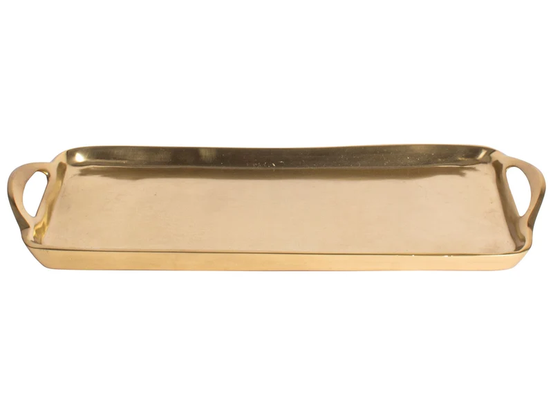 GUSTA DECO DIENBLAD 36X16CM GOUD
