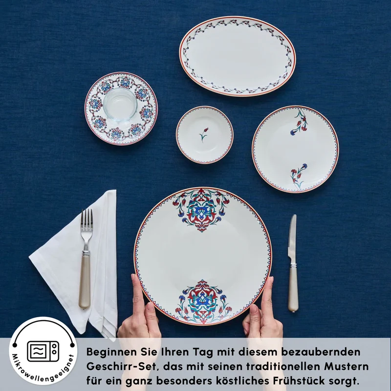 Karaca Nakkas Ontbijtset 26-delige | 6-persoons