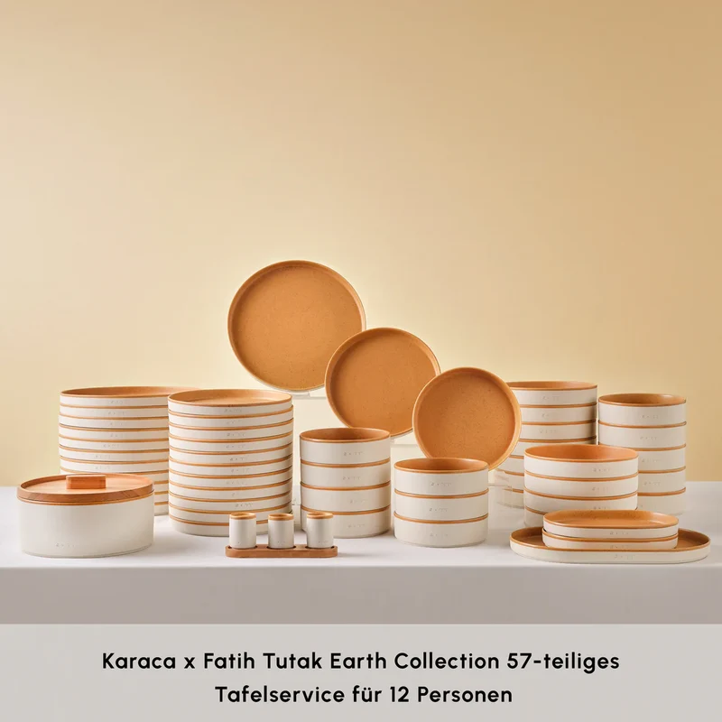 Karaca x Fatih Tutak Earth Collection Serviesset 57- Delig | 12 Persoons