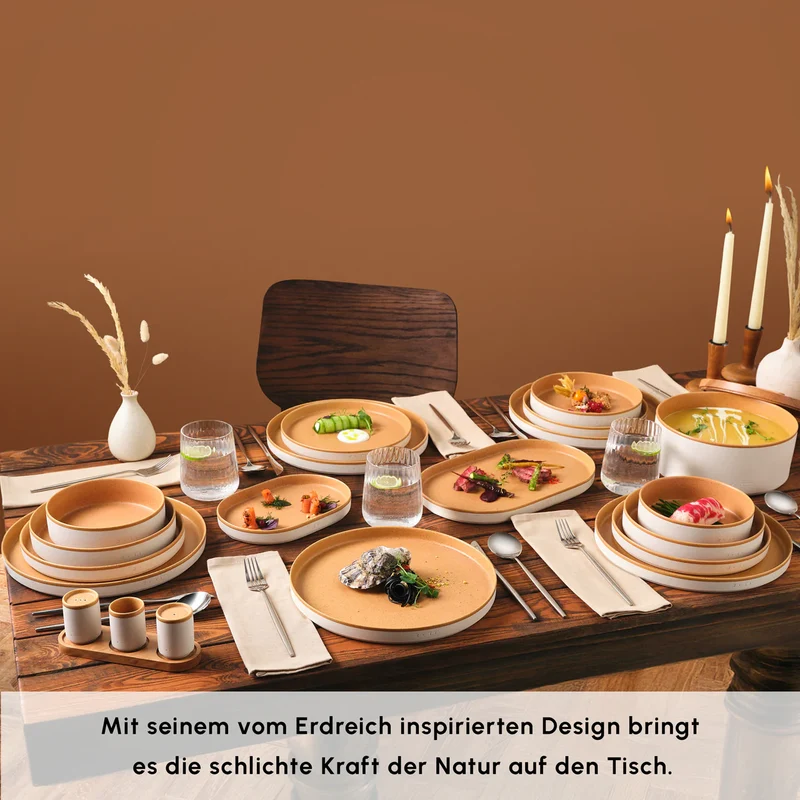 Karaca x Fatih Tutak Earth Collection Serviesset 57- Delig | 12 Persoons