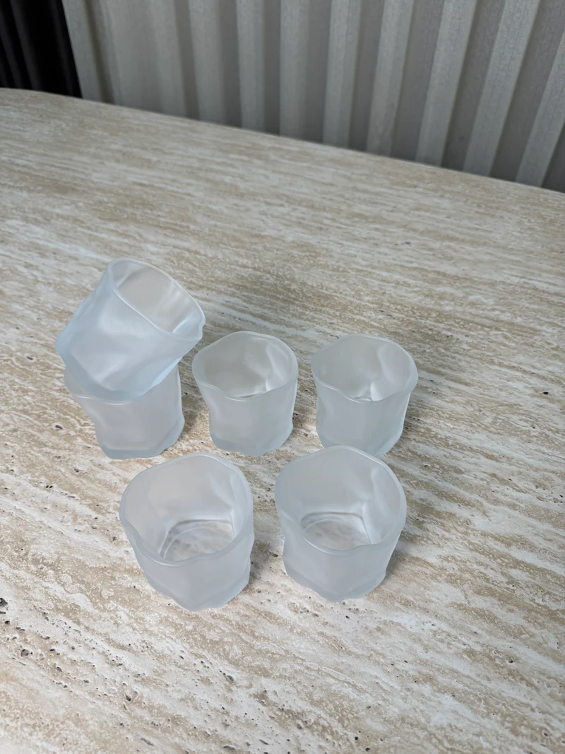 Zirconia Freezy Drink glazen 200ML | 6 delig