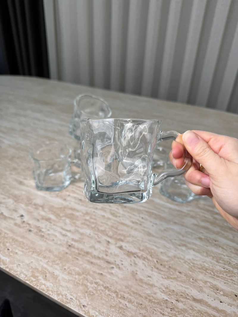 Zirconia ( Ronda ) Clear Beker | 6 Delig
