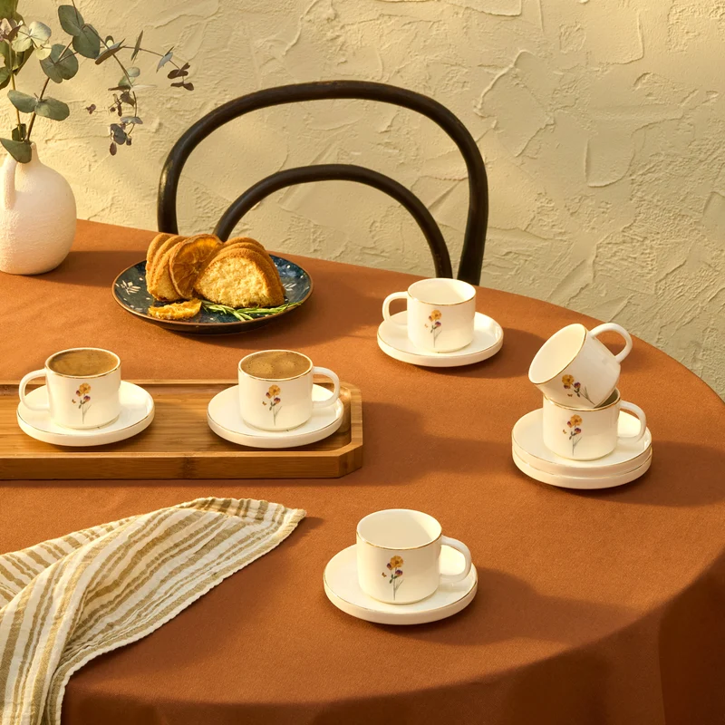 Karaca Valencia Espressoset 12 Delig | 6 Persoons