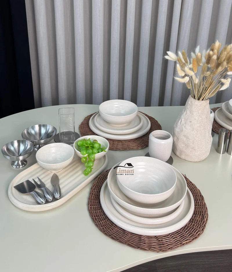 Mochi Serviesset 16 delig | 4 Persoons Beige