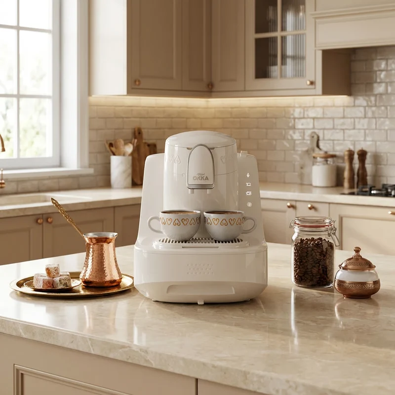ARZUM OKKA ELITE TURKS KOFFIEZETAPPARAAT | WIT