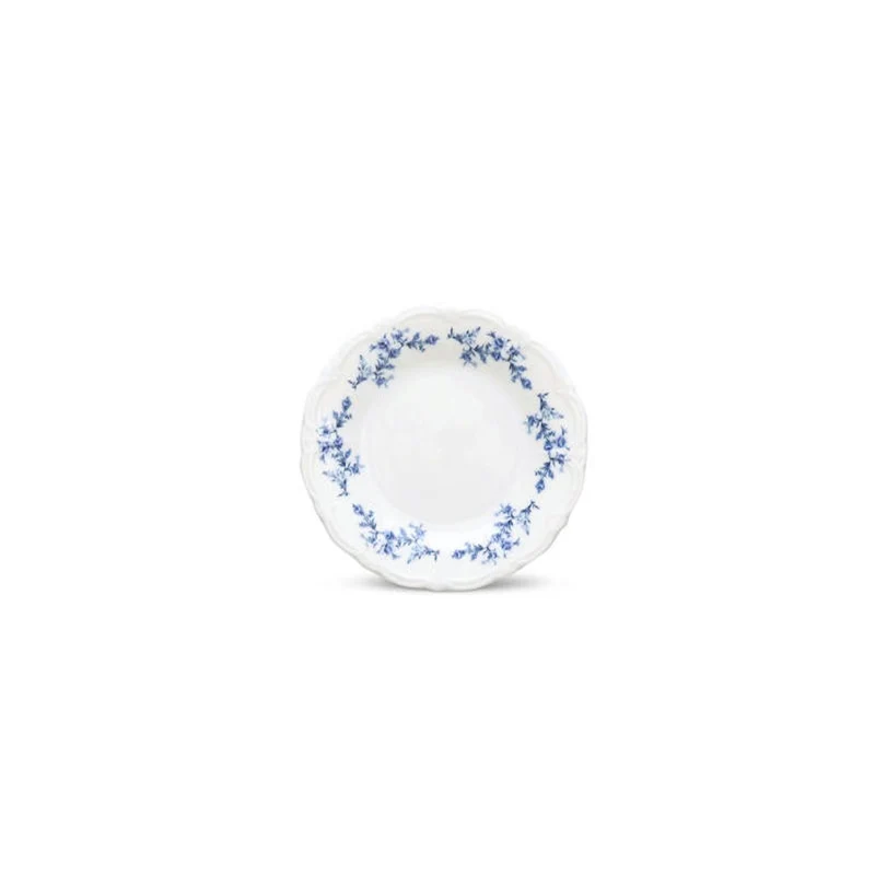 Plat bord 16cm blue flower Retro