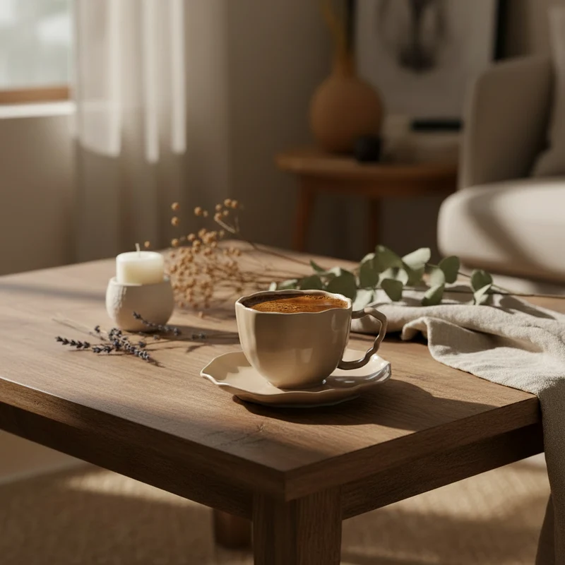 Angles Espresso set 12 delig | 6 Persoons Taupe