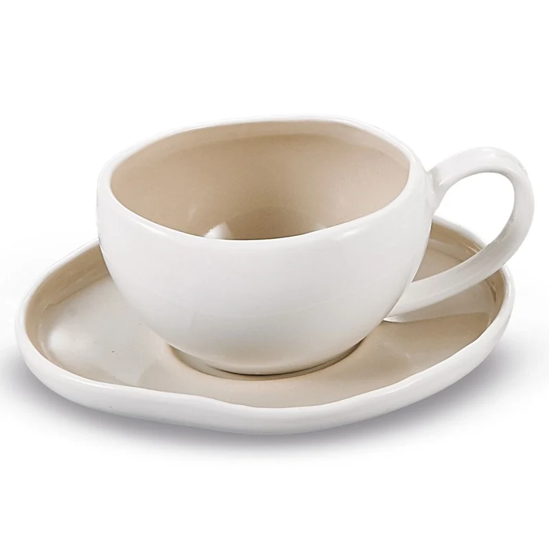 Barles / Cupido Beige Koffieset 12 Delig | 6 Persoons