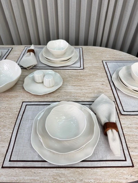 Linea Serviesset 27 Delig | 6 Persoons Beige - Cermico