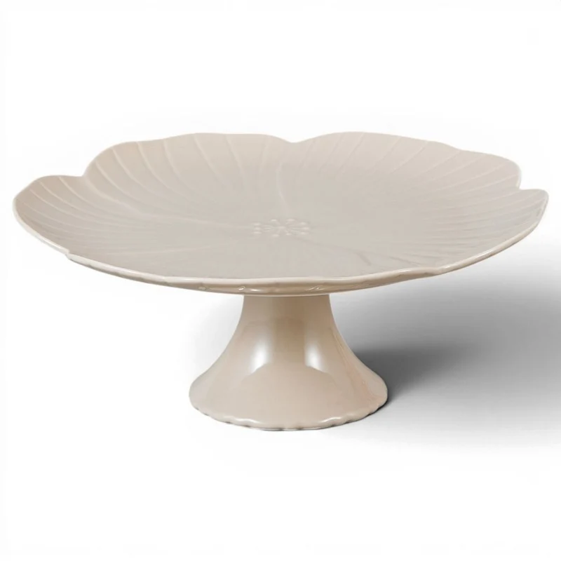 Florange Taartplatteau Taupe | 27 cm