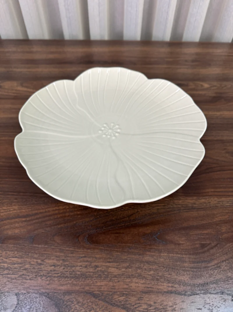 Florange Taartplatteau Taupe | 27 cm