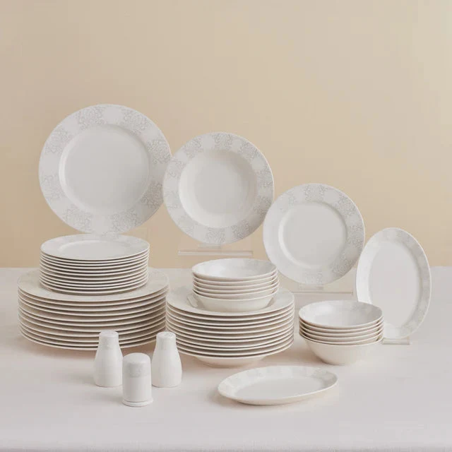 Karaca Forever Bone China New Olio Serviesset 53-delig | 12 Persoons