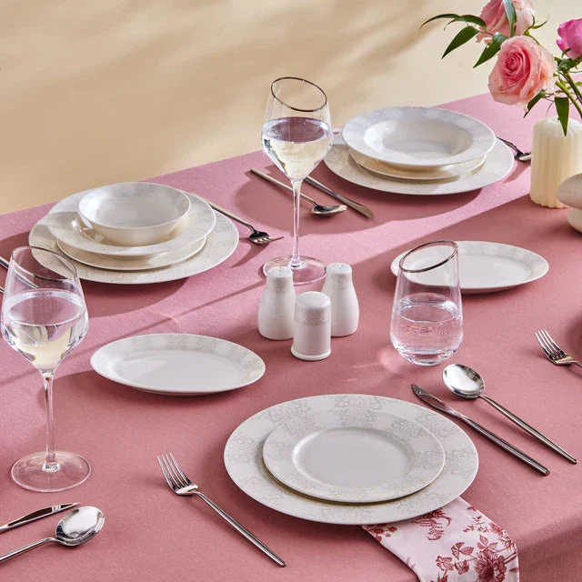 Karaca Forever Bone China New Olio Serviesset 53-delig | 12 Persoons