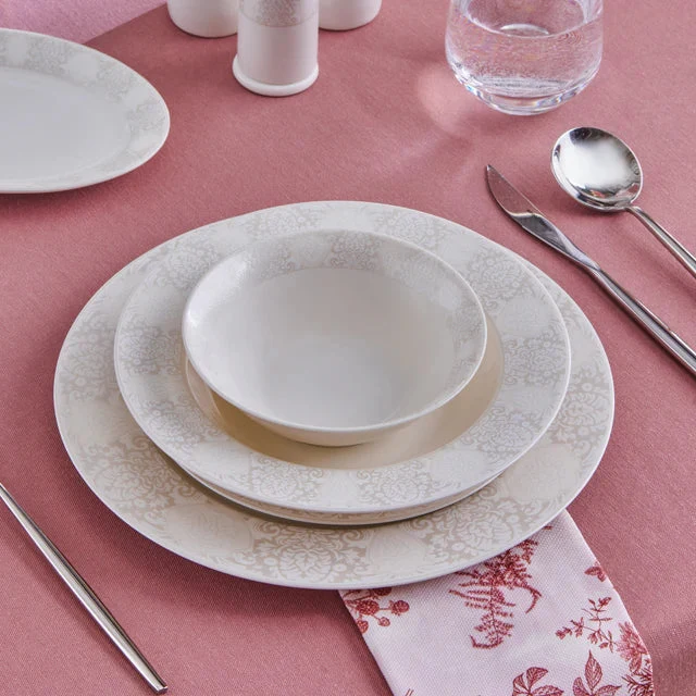 Karaca Forever Bone China New Olio Serviesset 53-delig | 12 Persoons